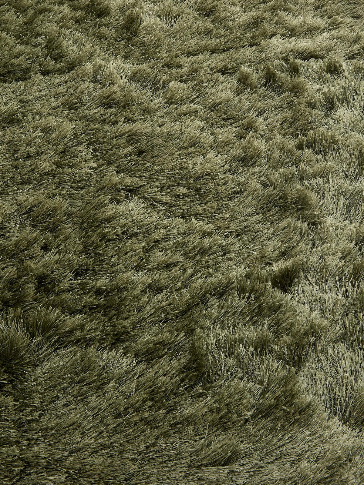 HOCHFLORTEPPICH Whisper Grün ø 160 cm rund - Grün, Textil (160/160cm) - benuta Nest