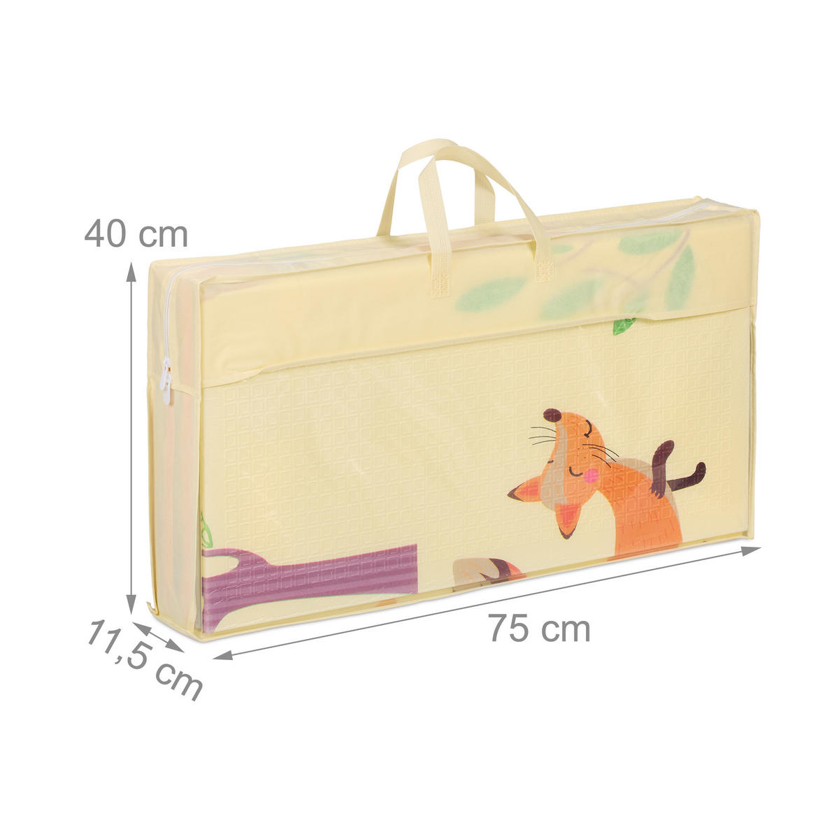 HRACIA podložka - viacfarebná, textil/plast (200/150cm) - Relaxdays