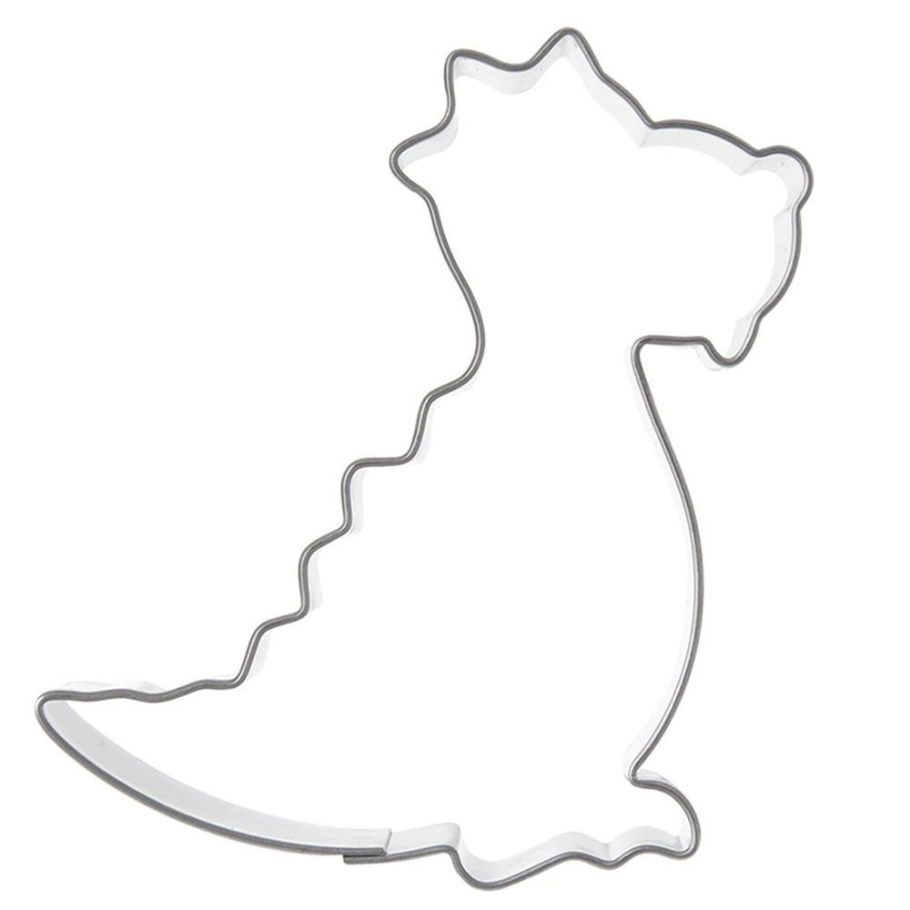 AUSSTECHFORM Dinosaurier 6,5 cm Silber - Silberfarben, Metall (4.3/1.5/7cm) - Orion 