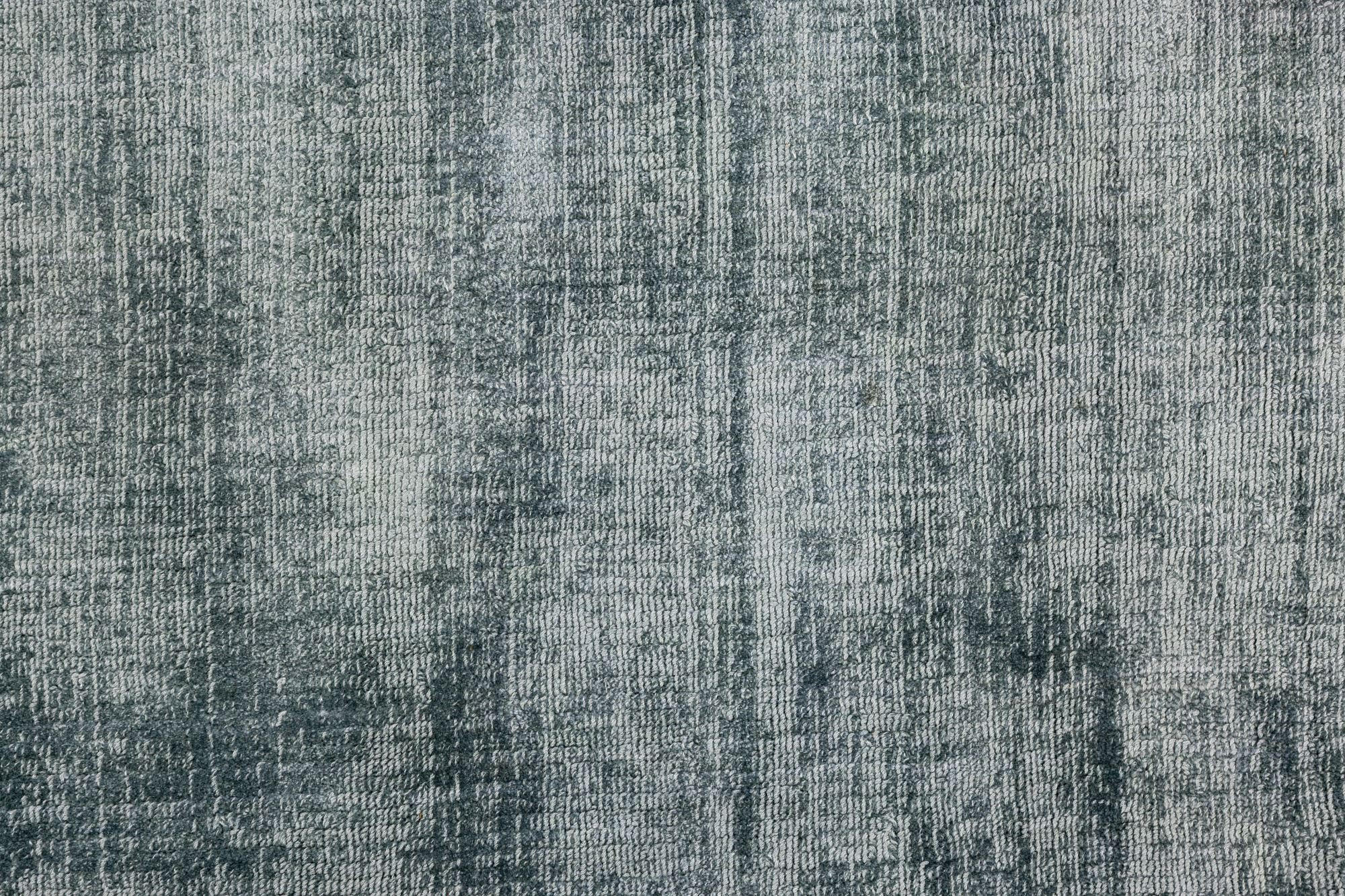 VISKOSETEPPICH Star 190x190 cm - Türkis, Textil (190/190cm) - THEKO