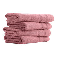 HANDTUCHSET Brooklyn - 4-teilig - 50x100cm - Malve - Mauve, Textil (50/100cm) - Uncover by Schiesser