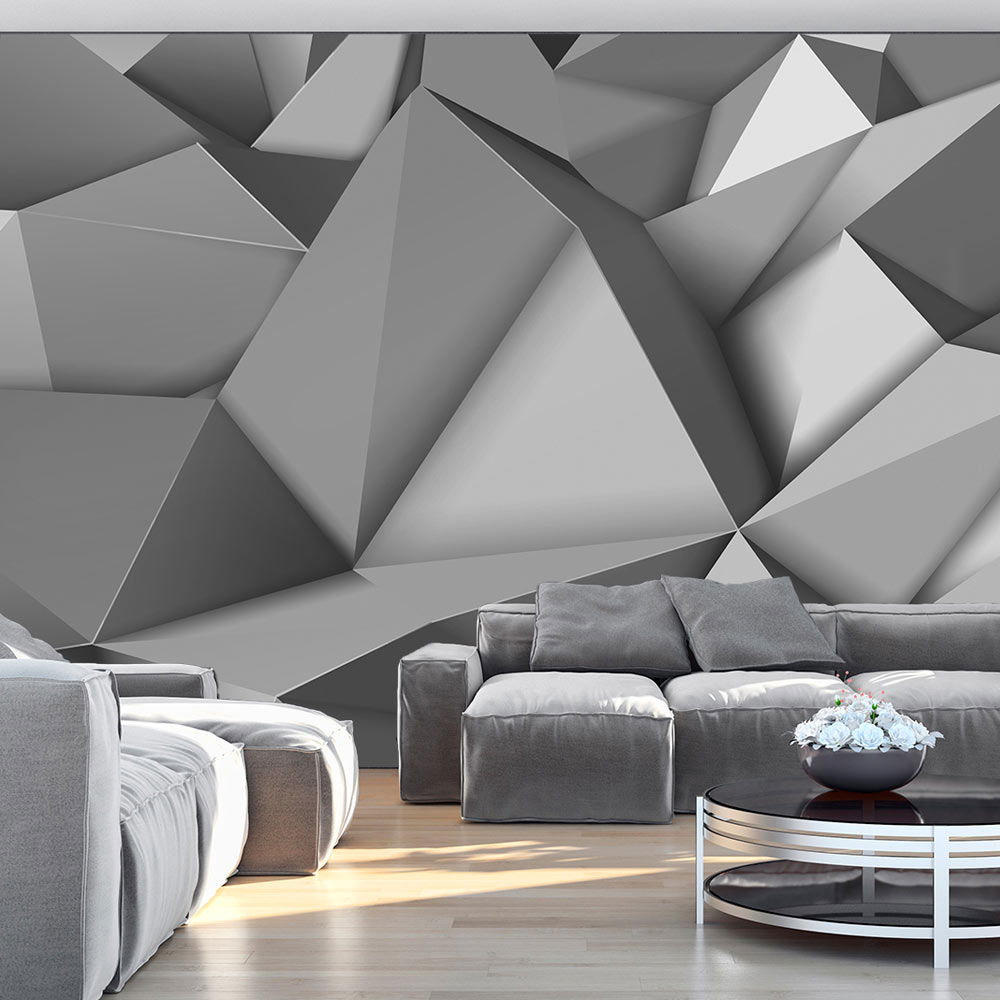 VLIESTAPETE Grau 200/140 cm - Grau, Textil (200/1cm) - KUNSTLOFT