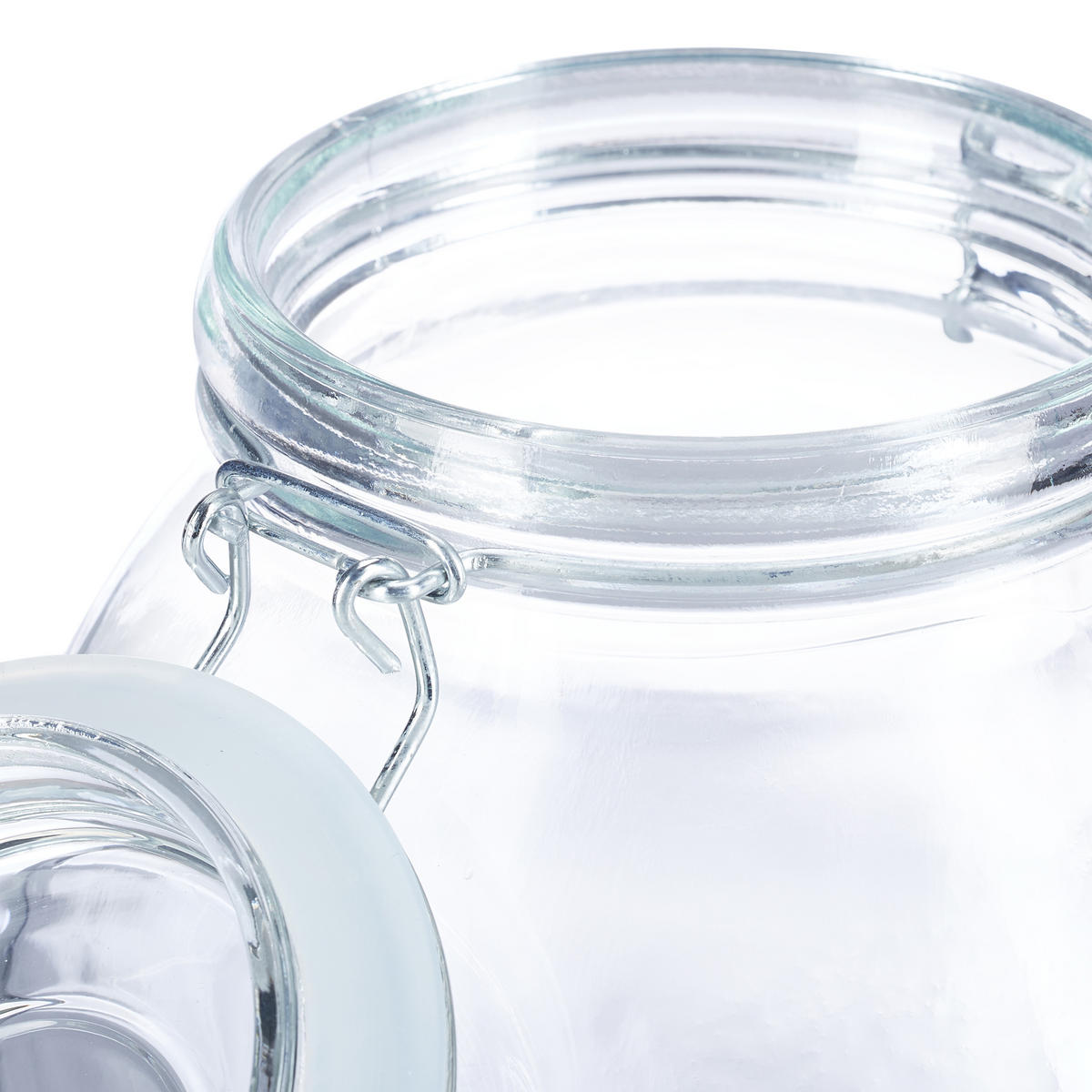 EINMACHGLAS - Transparent, Glas/Kunststoff (3L) - Relaxdays