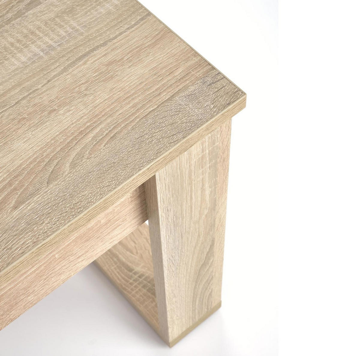 COUCHTISCH Nea Eiche Sonoma 60 / 60 / 52cm - Eichefarben, Holz/Holzwerkstoff (60/60/52cm) - Feldmann-Wohnen
