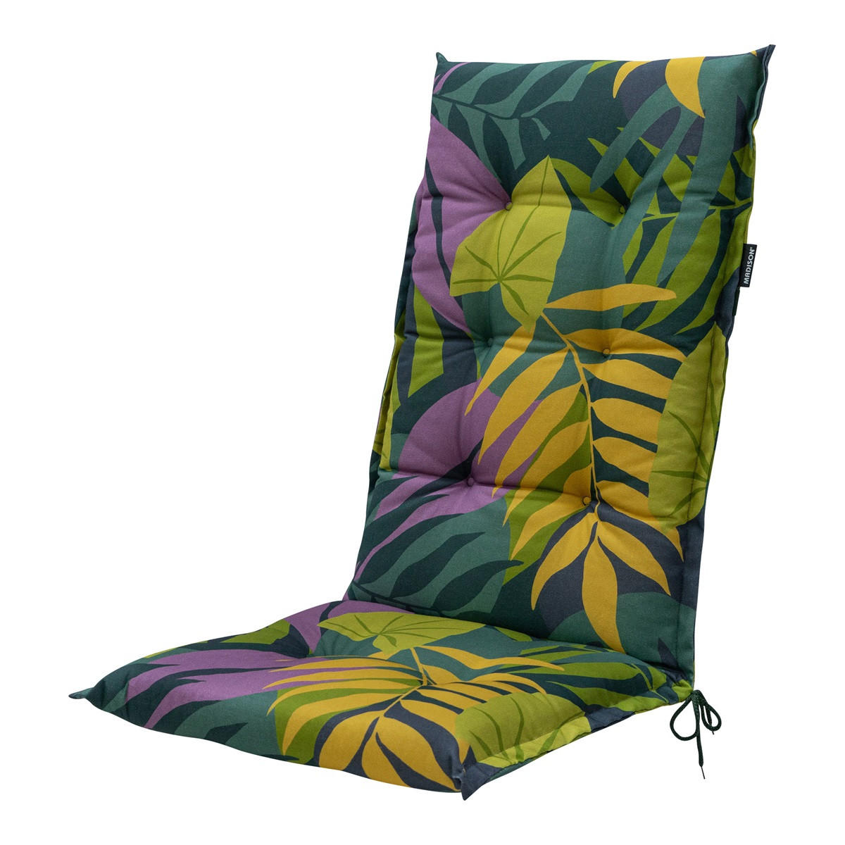 GARTENSTUHLKISSEN Iven 123/50 cm 4er-Set - Grün, Textil (50/7/123cm) - Madison