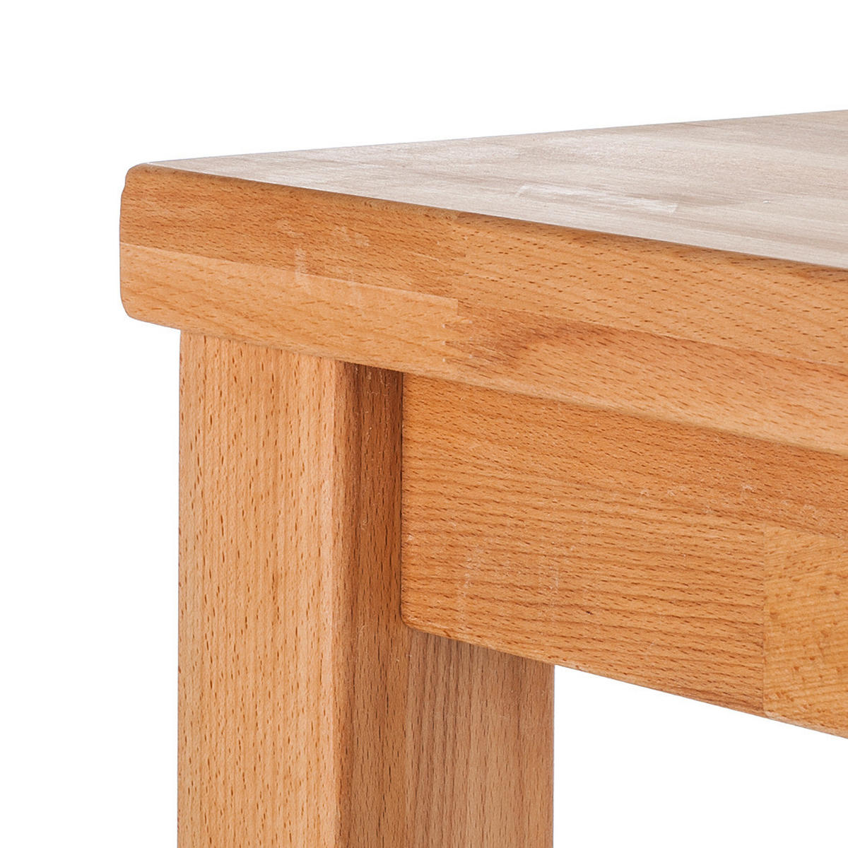 BARTISCH - Kernbuche massiv - Kernbuche, Holz (80/80/95cm) - home24