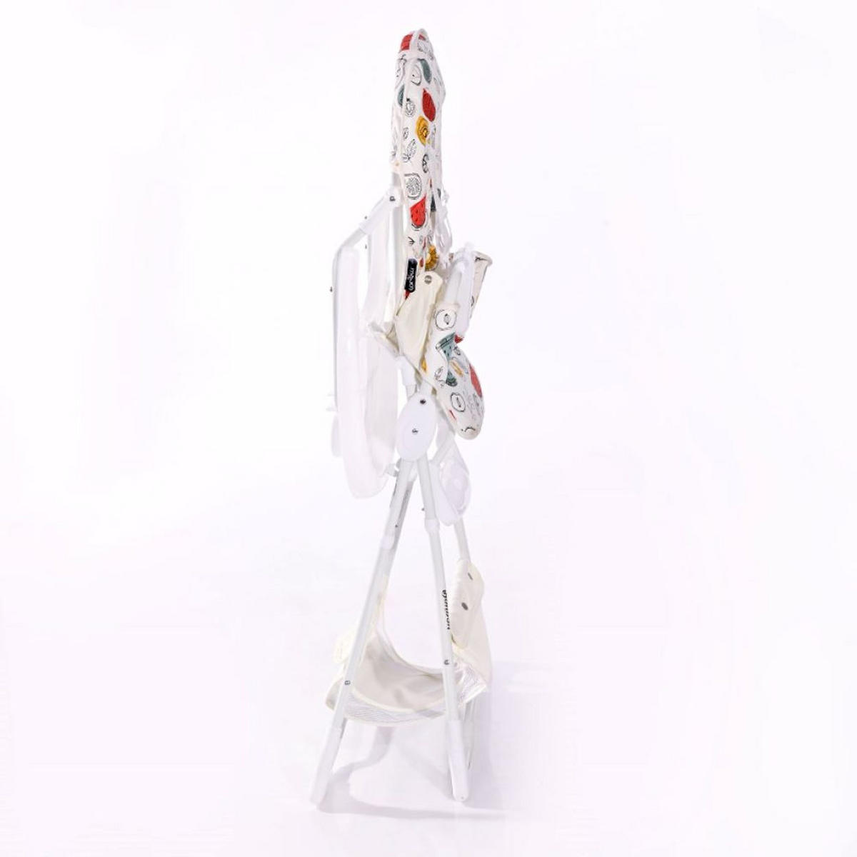 HOCHSTUHL Bonbon grau dunkelgrau Bechervertiefung, klappbar, doppelter Tisch, Korb - Grau, Metall (62/112/80cm) - Lorelli