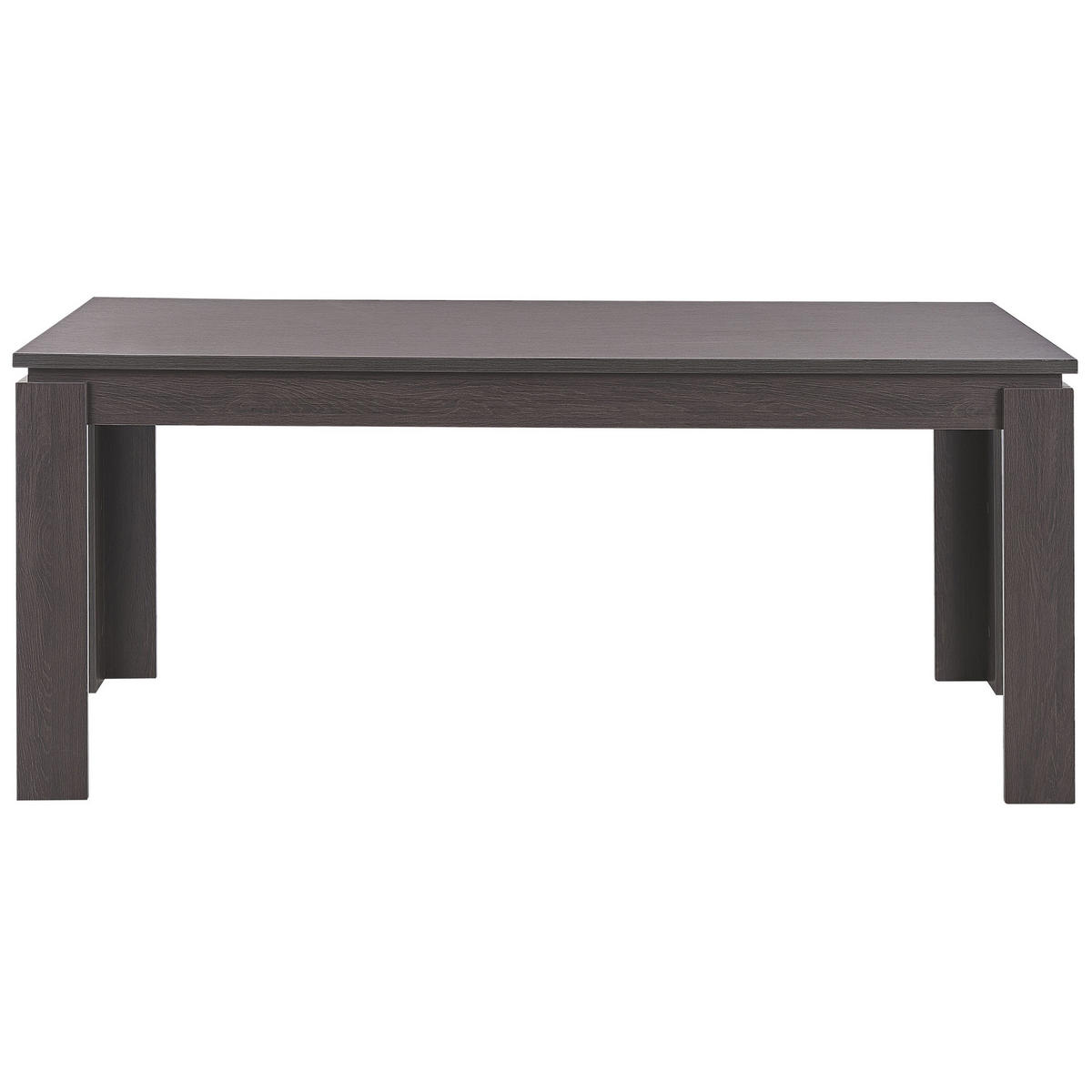 ESSTISCH 180/90/78 cm Dunkelbraun Rechteckig Viton - Dunkelbraun, Holzwerkstoff (180/90/78cm) - Beliani