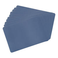 PLATZSETS, 10 Stück, Kunstleder Blau - 43 x 29 cm - Blau, Kunststoff (43/29/0.18cm) - Kesper