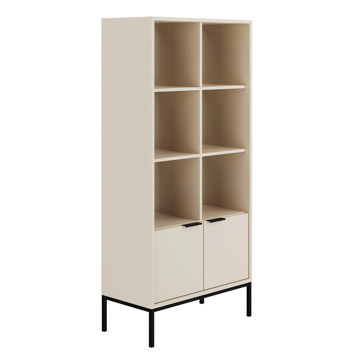 POLICA ZA KNJIGE Seattle Kašmir - bež, drvni materijal (80/171.3/40cm) - Petits-meubles