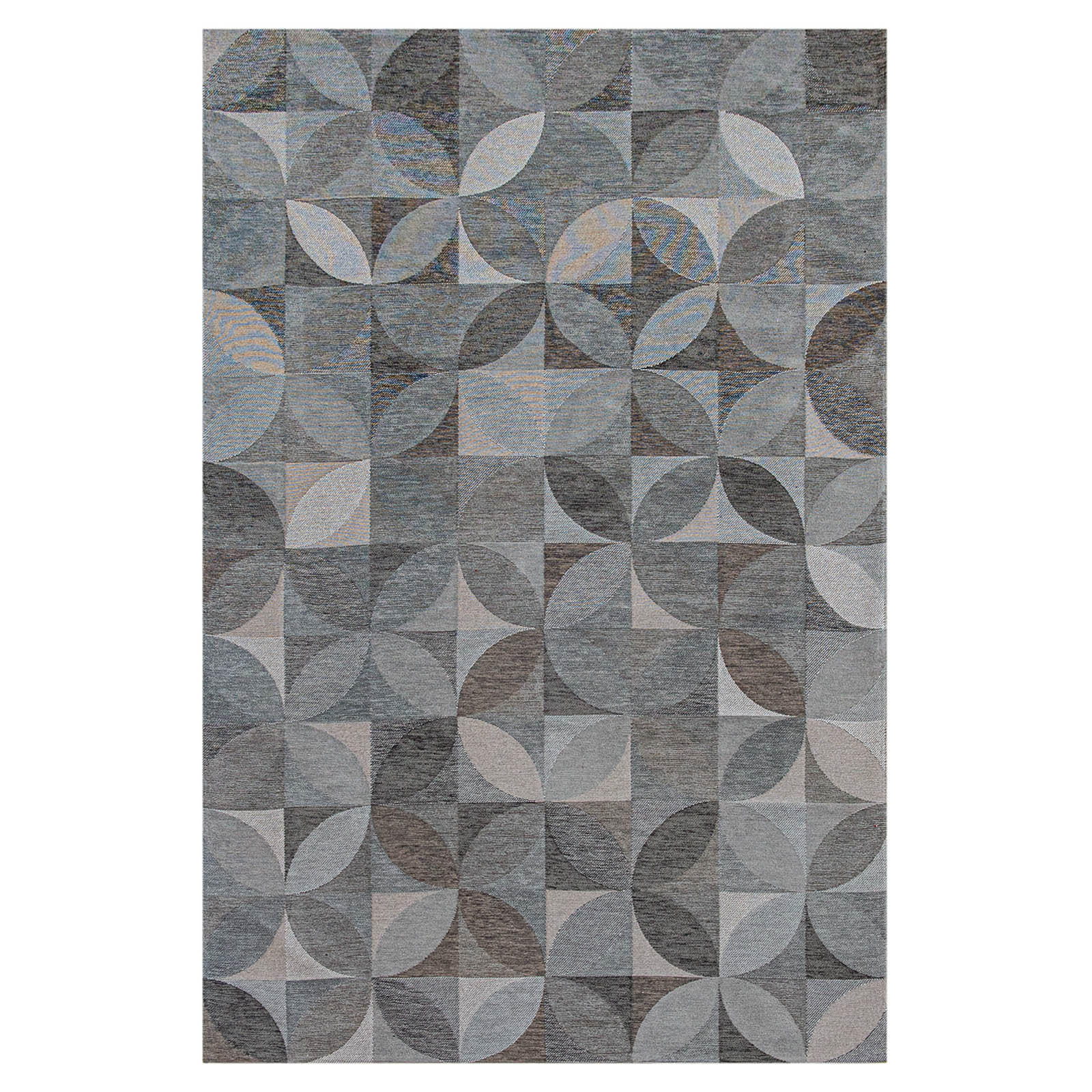 TEPPICH Rondo Rock Crystal 170/240 cm - Grau, Textil (170/240cm) - Lola&Moi
