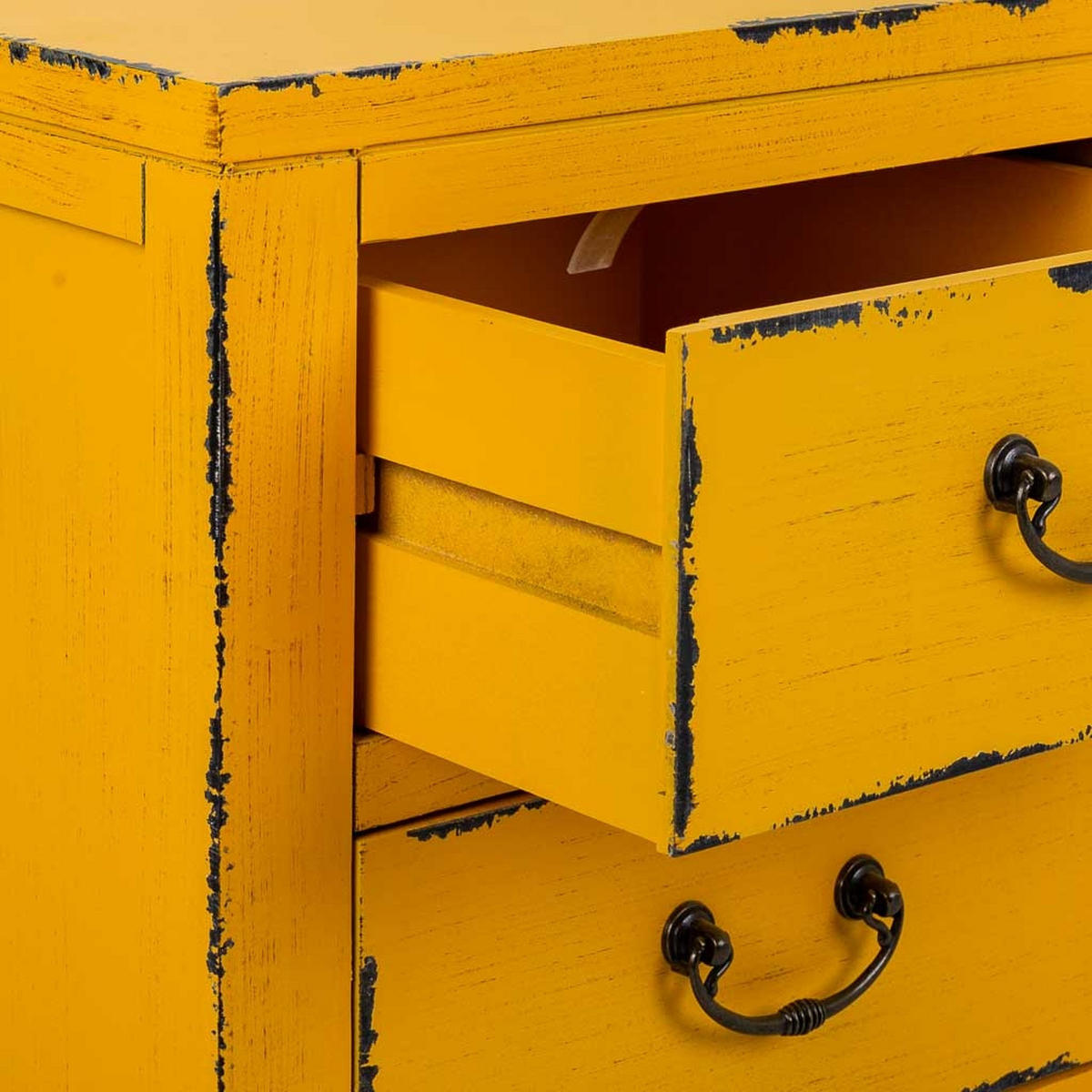 LOWBOARD aus Holz 120x40x50 cm - Gelb, Holzwerkstoff (120/50/40cm) - Wanderlust