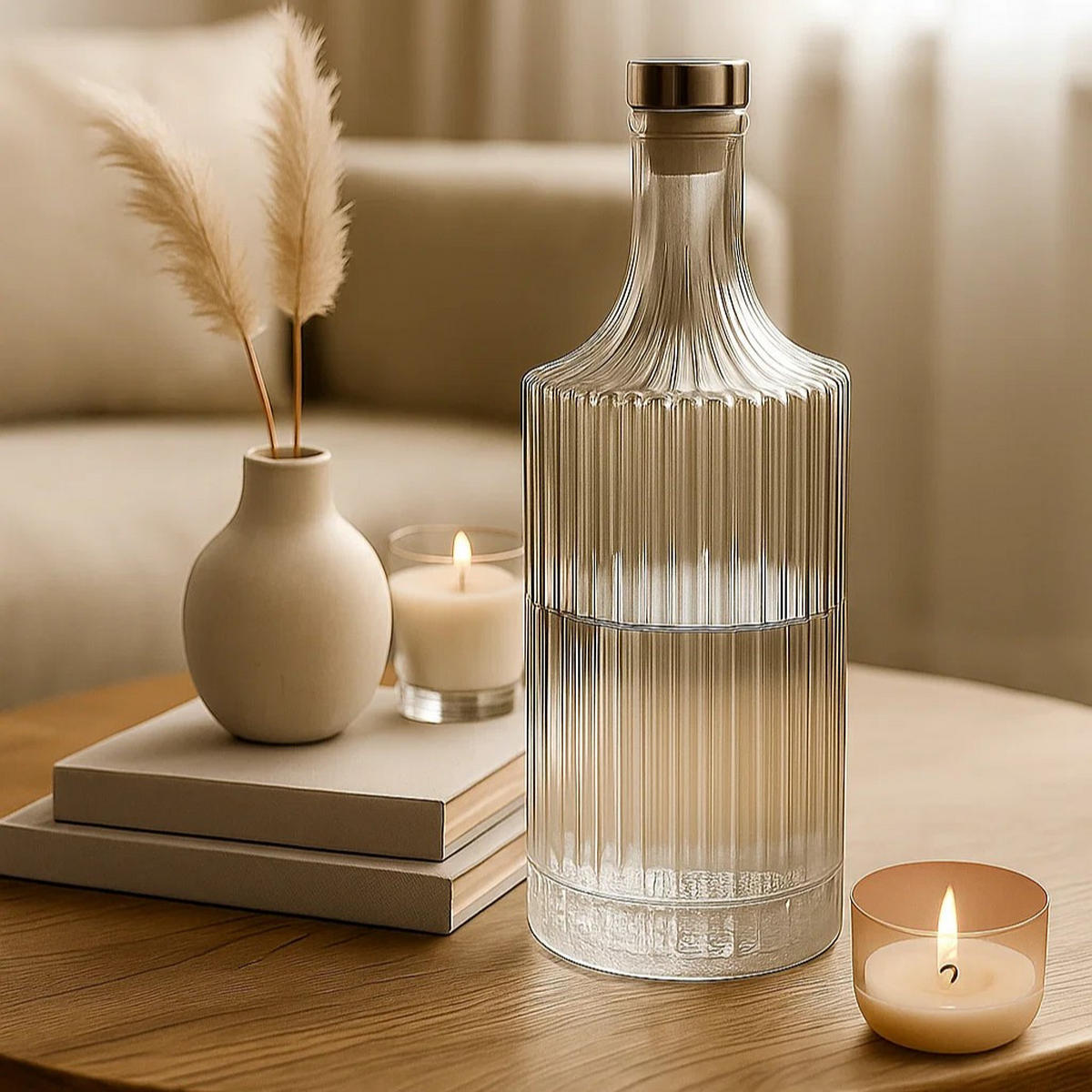 GLASKARAFFE 1L - Transparent, Glas (1L) - Excellent Houseware