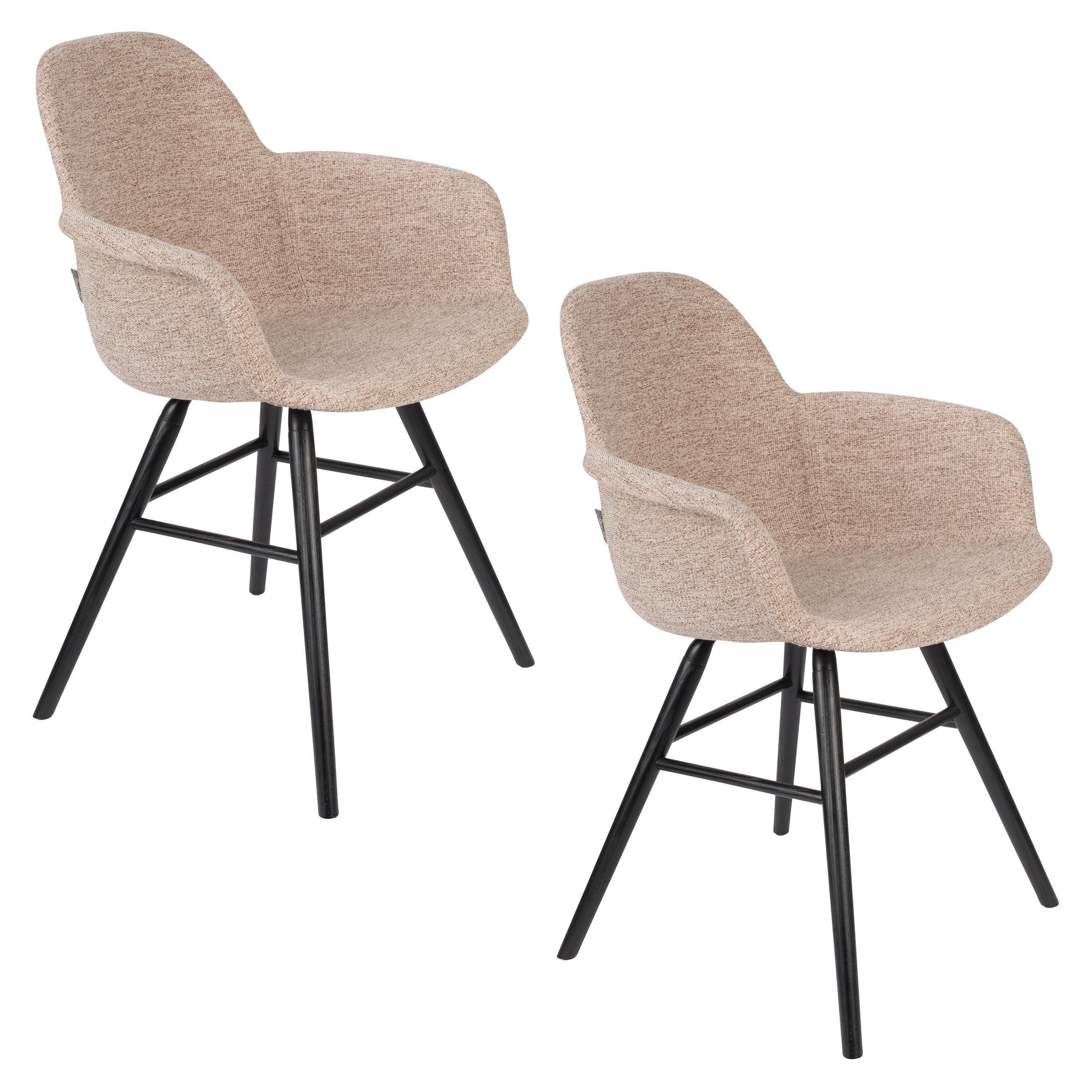 Zuiver Esszimmerstuhl Beige 59x81.5x55 cm