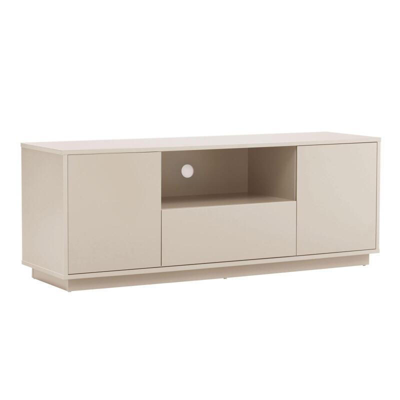 Oviala Tv-Schrank Weiß 140x52x40 cm