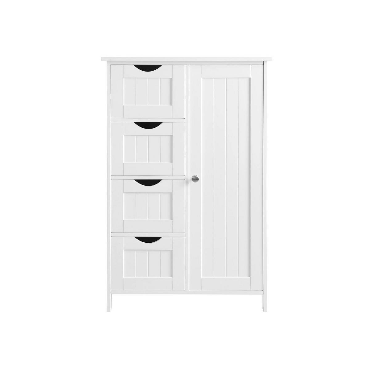 SIDEBOARD - Weiß, Holzwerkstoff (81/30/55cm) - Hansiro