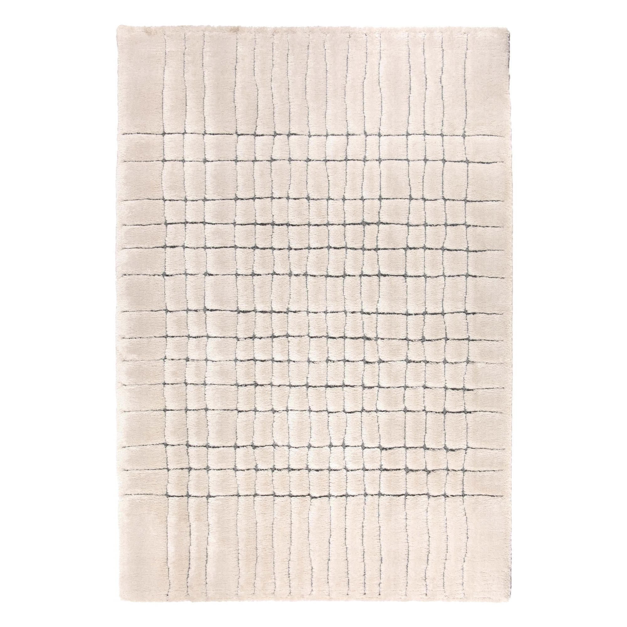 RECYCELTER TEPPICH Antonio schneeweiß 200 x 290 x 2 cm - Weiß, Textil (200/290cm) - Vivaraise