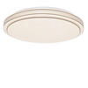 LED-DECKENLEUCHTE Zwillingsring 27/27/6 cm - Silberfarben, Kunststoff (27/27/6cm) - Nettlife