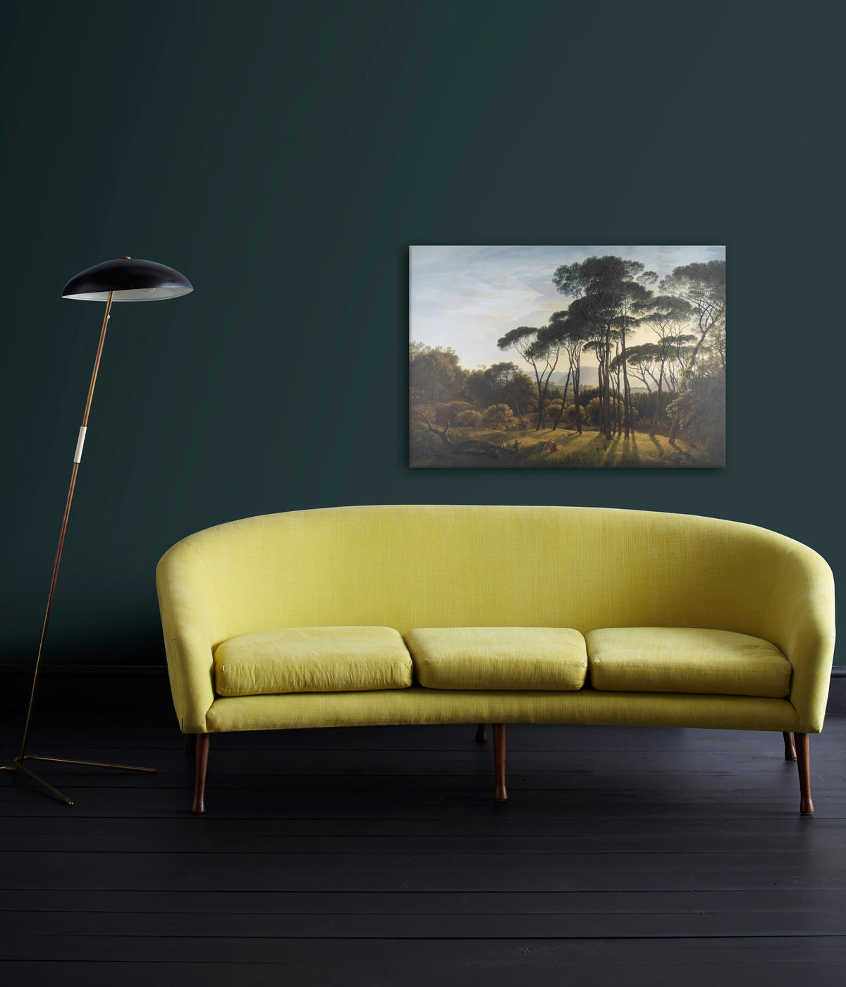 LEINWANDBILD Landschaft - 100x70 cm - Multicolor, Holzwerkstoff/Textil (100/1cm) - Art for the Home