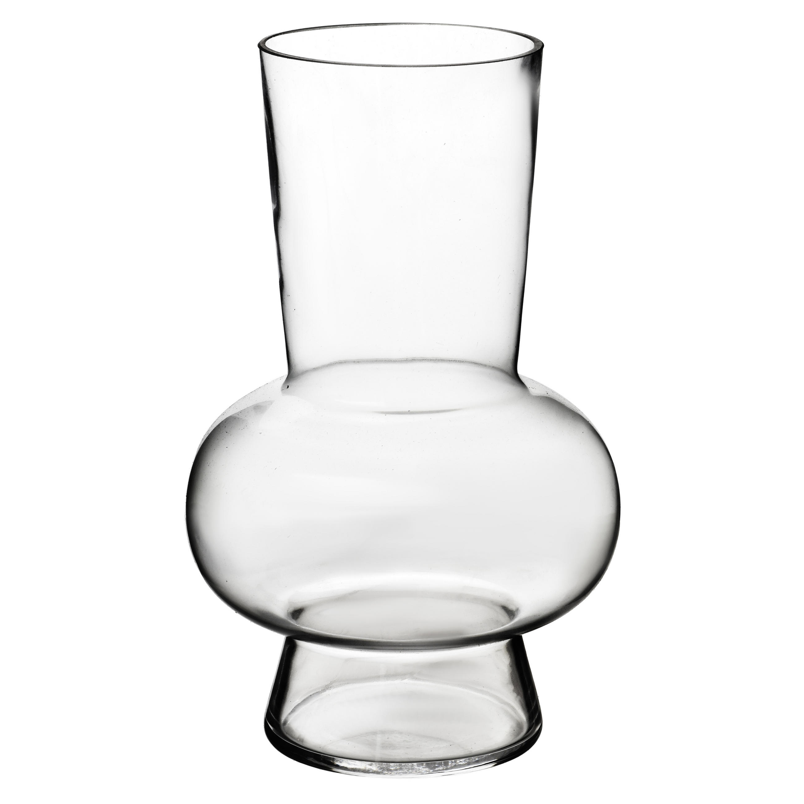 VASE Serenite Braun Glas - Transparent, Glas (29cm) - Mondex