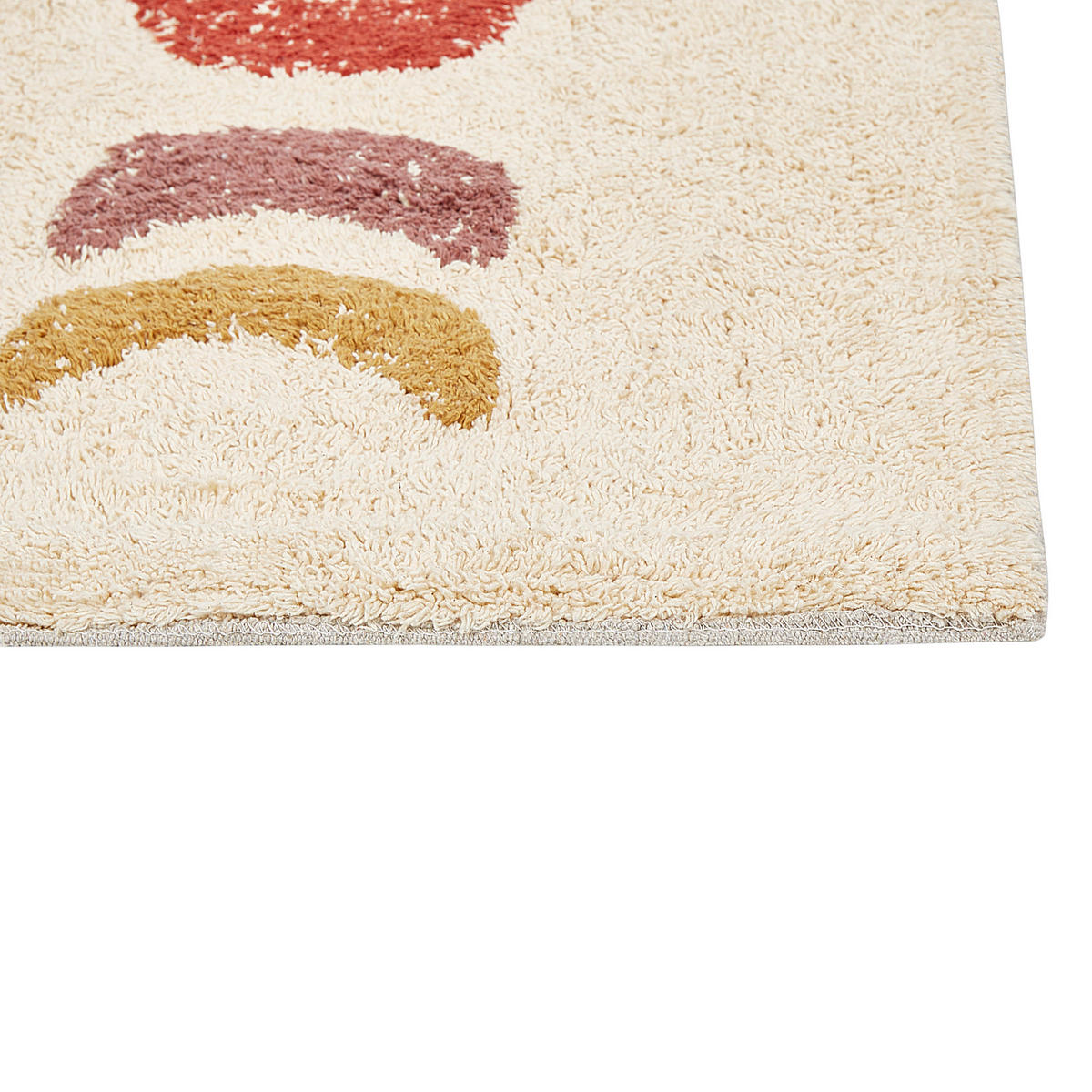 BADEMATTE Beige 50 x 80 cm Esme - Beige/Gelb, Textil (50/80cm) - Beliani