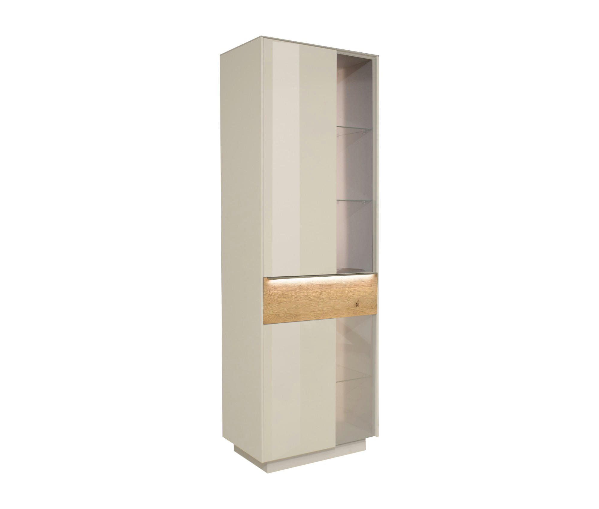 XXXLutz Vitrine Beige 67x197x42 cm