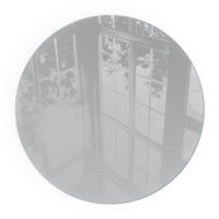 GLASPLATTE für Kamin Ø 80 cm - Grau, Glas (80/80/0.4cm) - TULUP