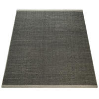TEPPICH Kurzflor Webmuster meliert Wohnzimmer schmutzabweisend Grau Rechteckig 160x230 - Grau, Textil (160/230cm) - KADIMA DESIGN