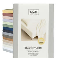 NAPÍNACIE prestieradlo FLAT - biela, textil (140/200cm) - Schöner Wohnen