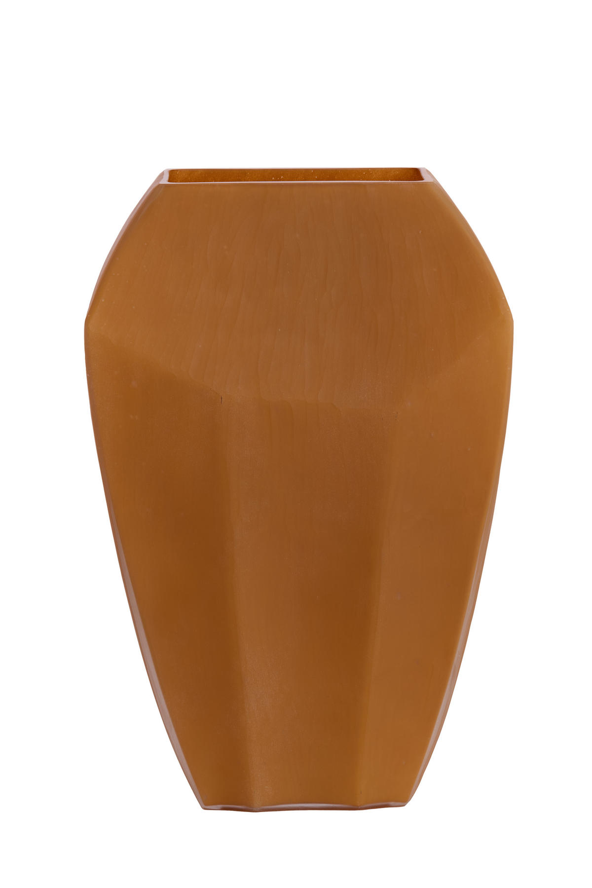 VAZE Vionna Braun 30/16/44.5 cm - Cognac, Glas (44.5cm) - Light & Living