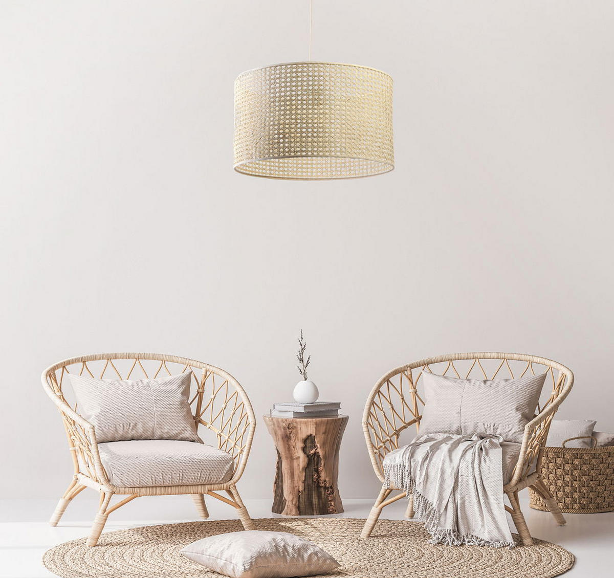 HÄNGELEUCHTE Beige 60/30 cm - Beige, Kunststoff (60/0.7/30cm) - ONZENO