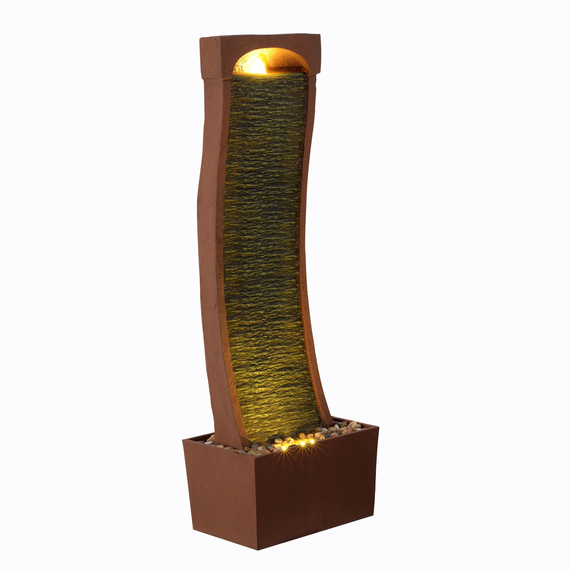 Teamson Home Gartenbrunnen Rot 34.01x97.99x22 cm