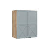 HÄNGESCHRANK Fame-Line Hellblau-grau 60 cm - Honigeiche/Eiche Wotan, Holzwerkstoff (60/72/34.1cm) - Vicco