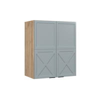HÄNGESCHRANK Fame-Line Hellblau-grau 60 cm - Honigeiche/Eiche Wotan, Holzwerkstoff (60/72/34.1cm) - Vicco