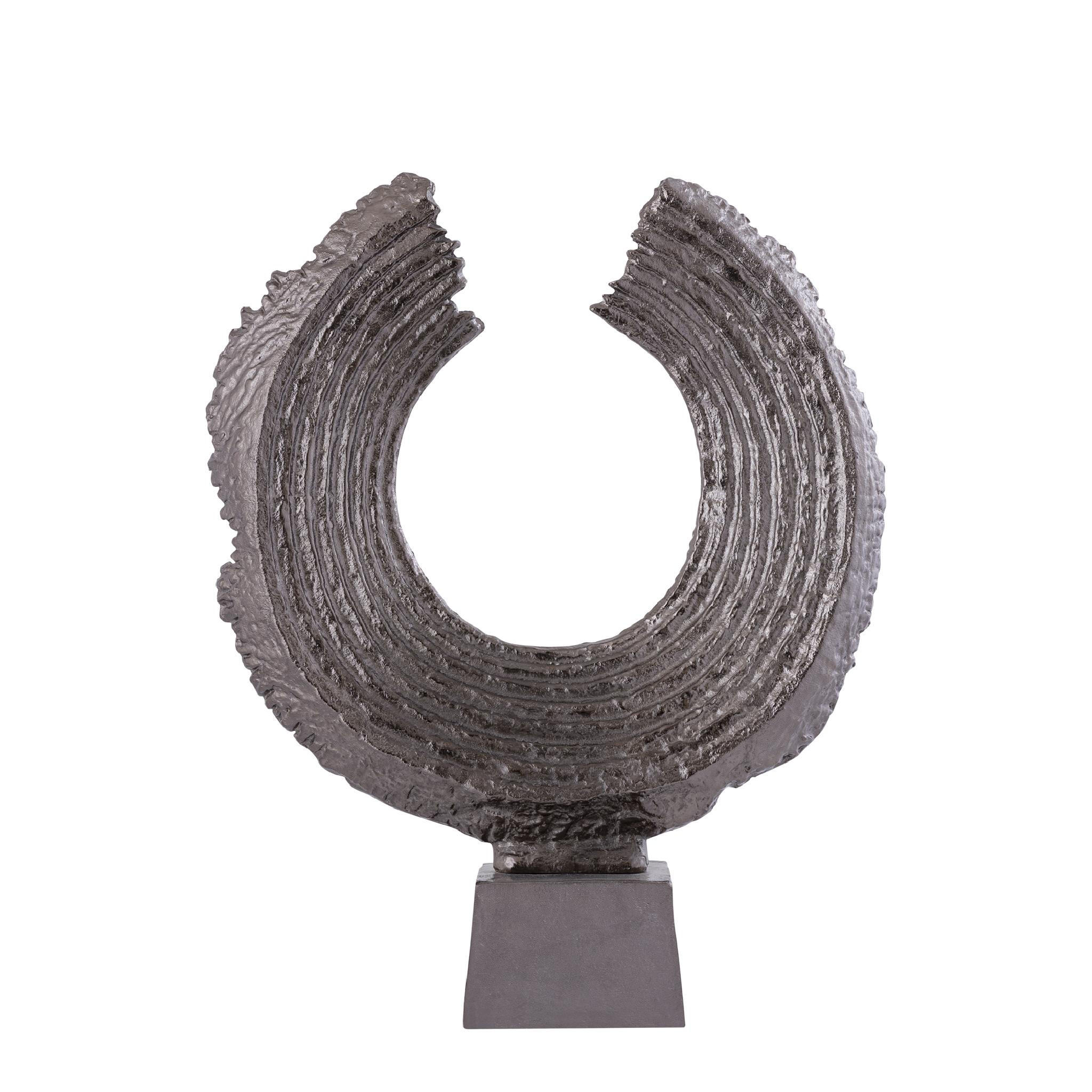 SKULPTUR Apolline Braun 46/14/57cm - Braun, Metall (14/57/46cm) - PTMD Collection