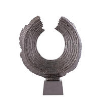SKULPTUR Apolline Braun 46/14/57cm - Braun, Metall (14/57/46cm) - PTMD Collection