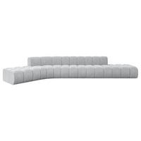 ECKSOFA modulares Sofa Solven-L2 - 471x174x70 cm Grau - Grau, Holzwerkstoff/Textil (471/174cm) - ALTDECOR