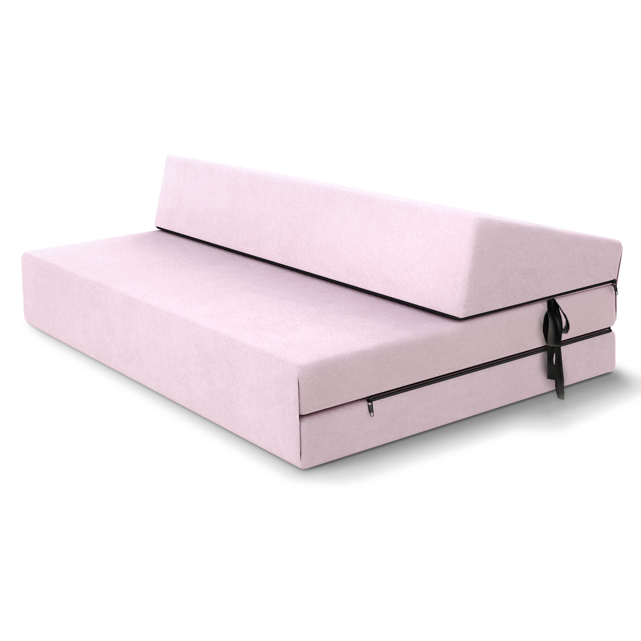 KLAPPMATRATZE SUZI - Rosa, Textil (120/200cm) - FDM