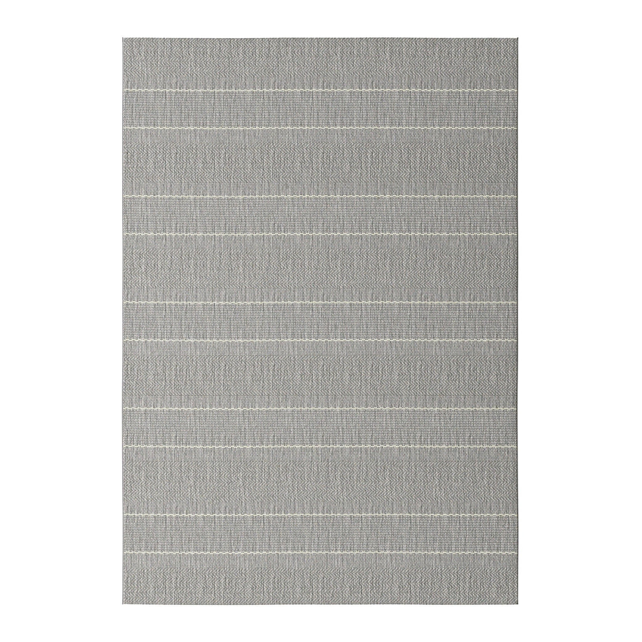 TEPPICH Design Innen- und Außenbereich grau - Grau, Textil (160/230cm) - AFK Living