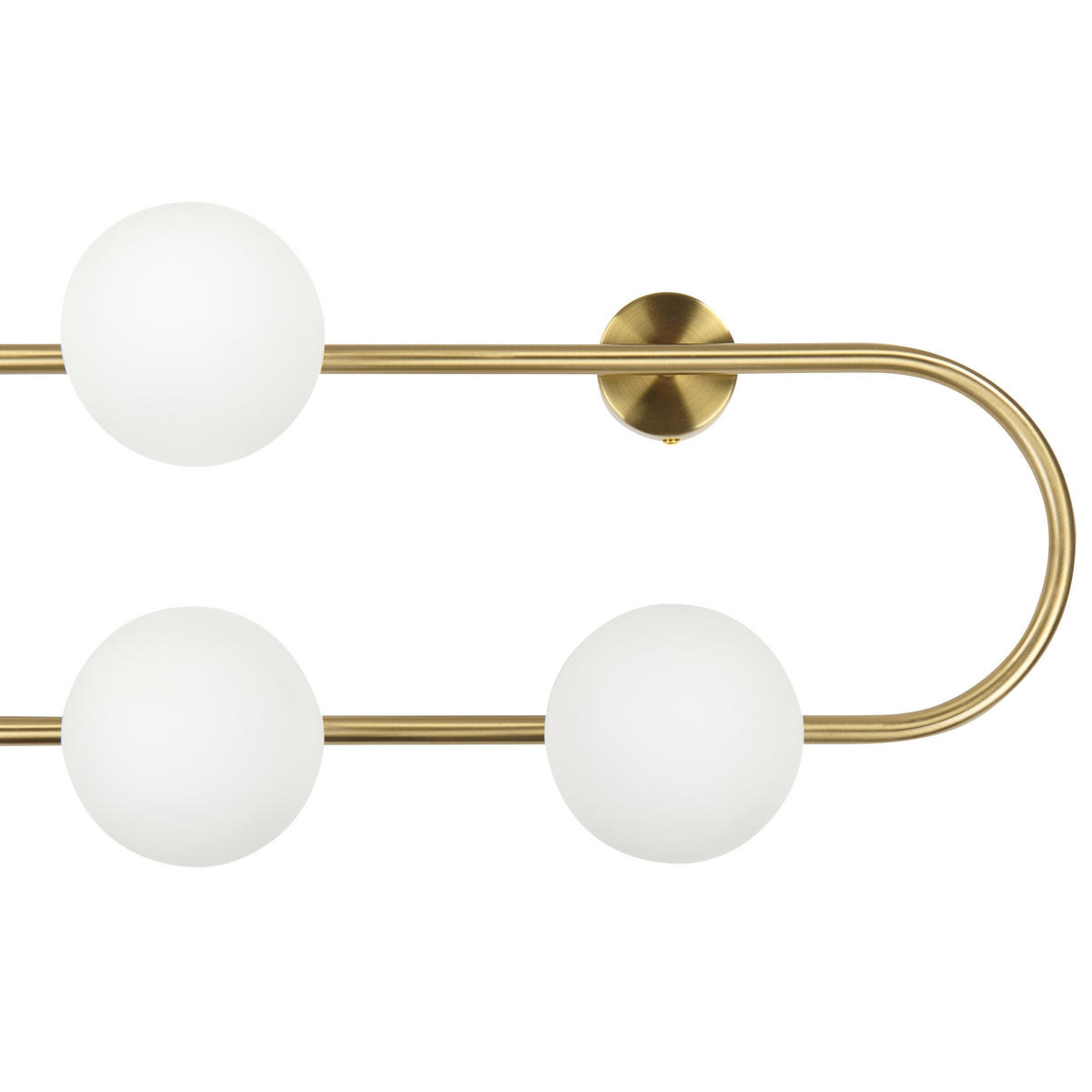 WANDLEUCHTE Yango 3/16/70 cm - Goldfarben, Metall (16/70/3cm) - Beliani