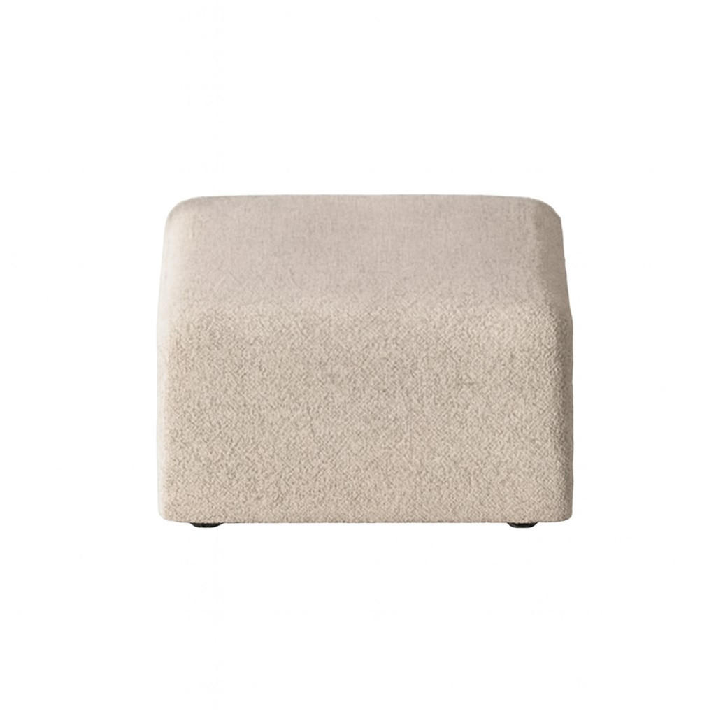 POUF Cubic Stoff Beige - Beige, Textil (71/42/71cm) - ebuy24