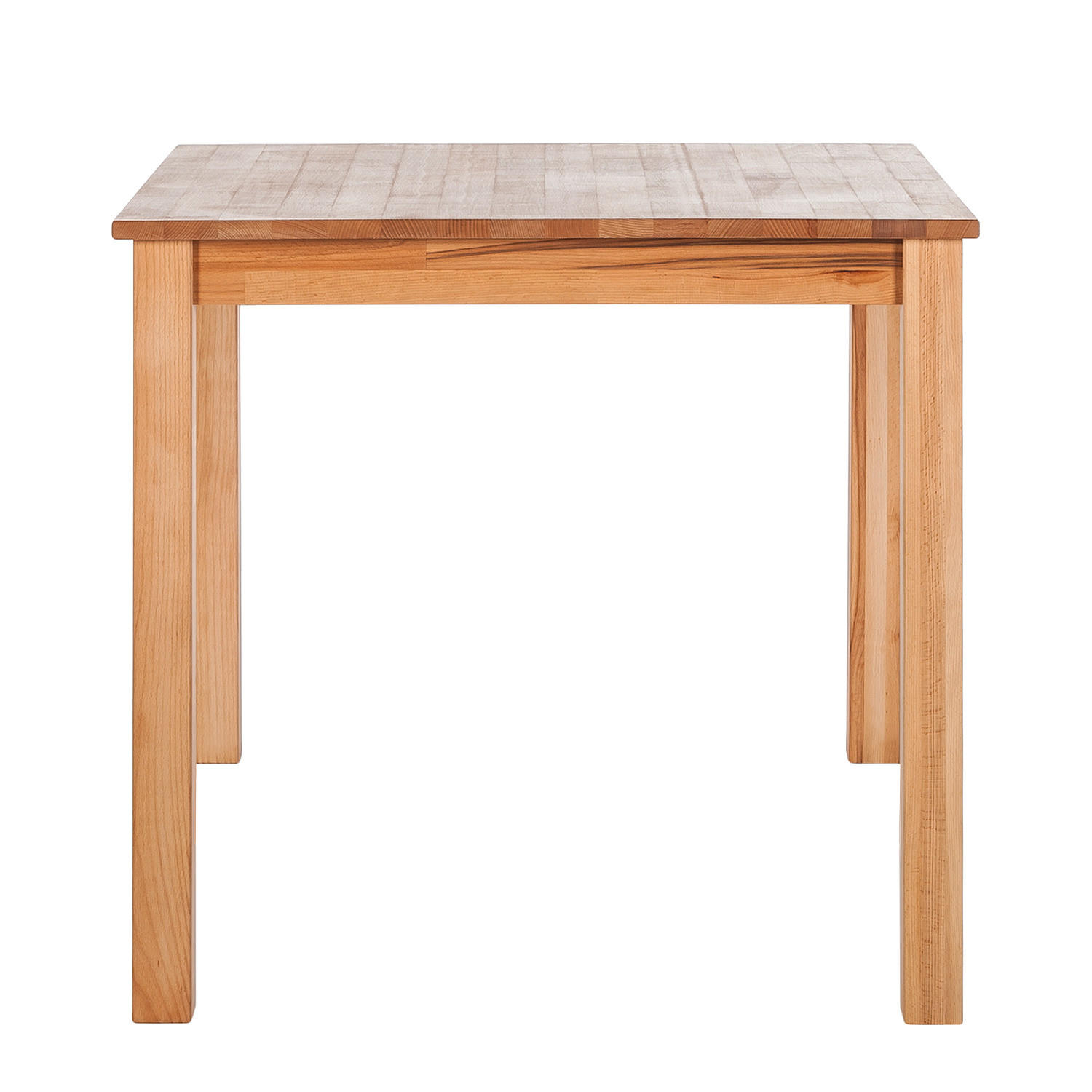 ESSTISCH - Massivholz - Buchefarben, Holz (80/140/75cm) - home24