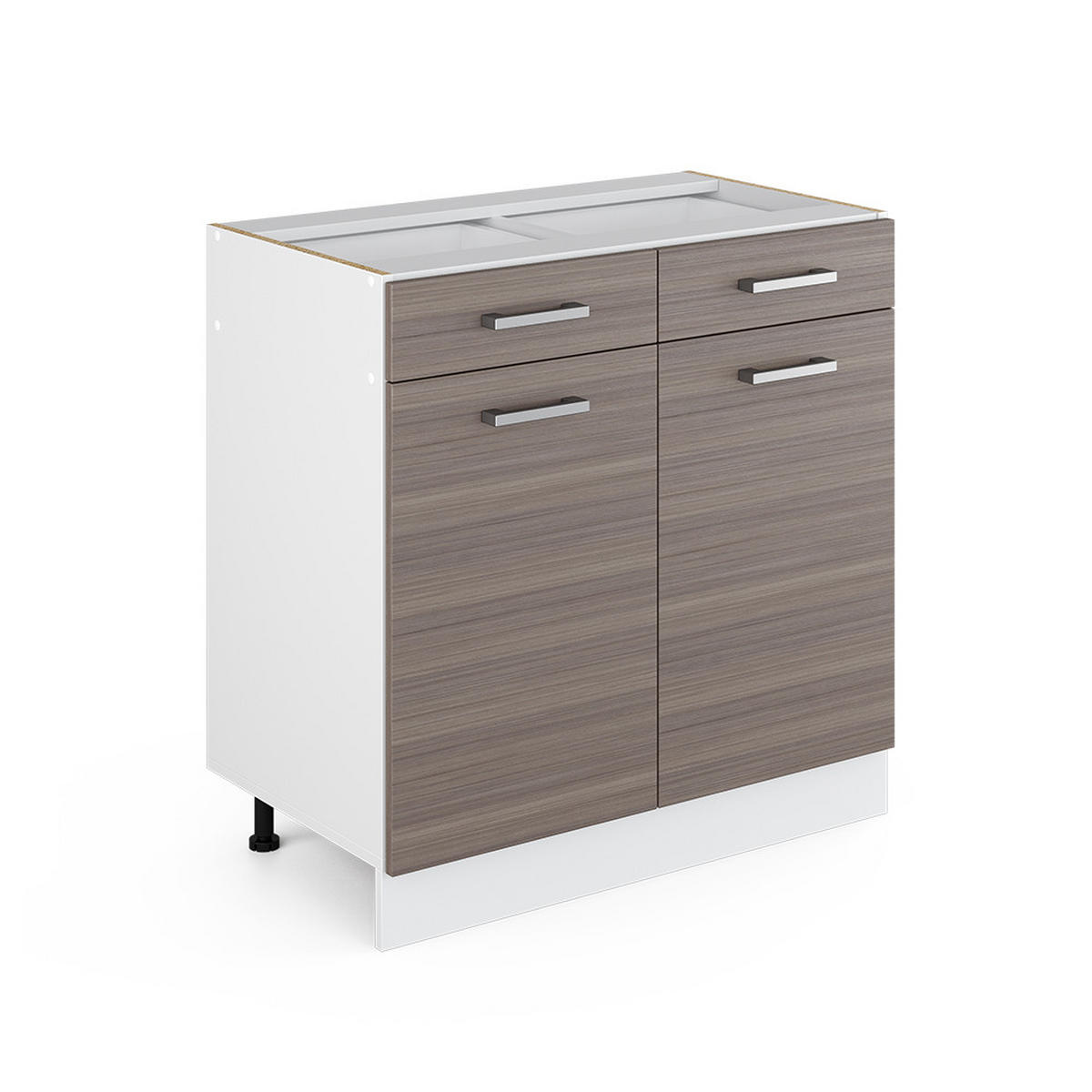 KUCHYŇSKÁ DVÍŘKA R-Line Ušlechtilá šedá - šedá, kompozitní dřevo (79.2/70.8/1.6cm) - Vicco