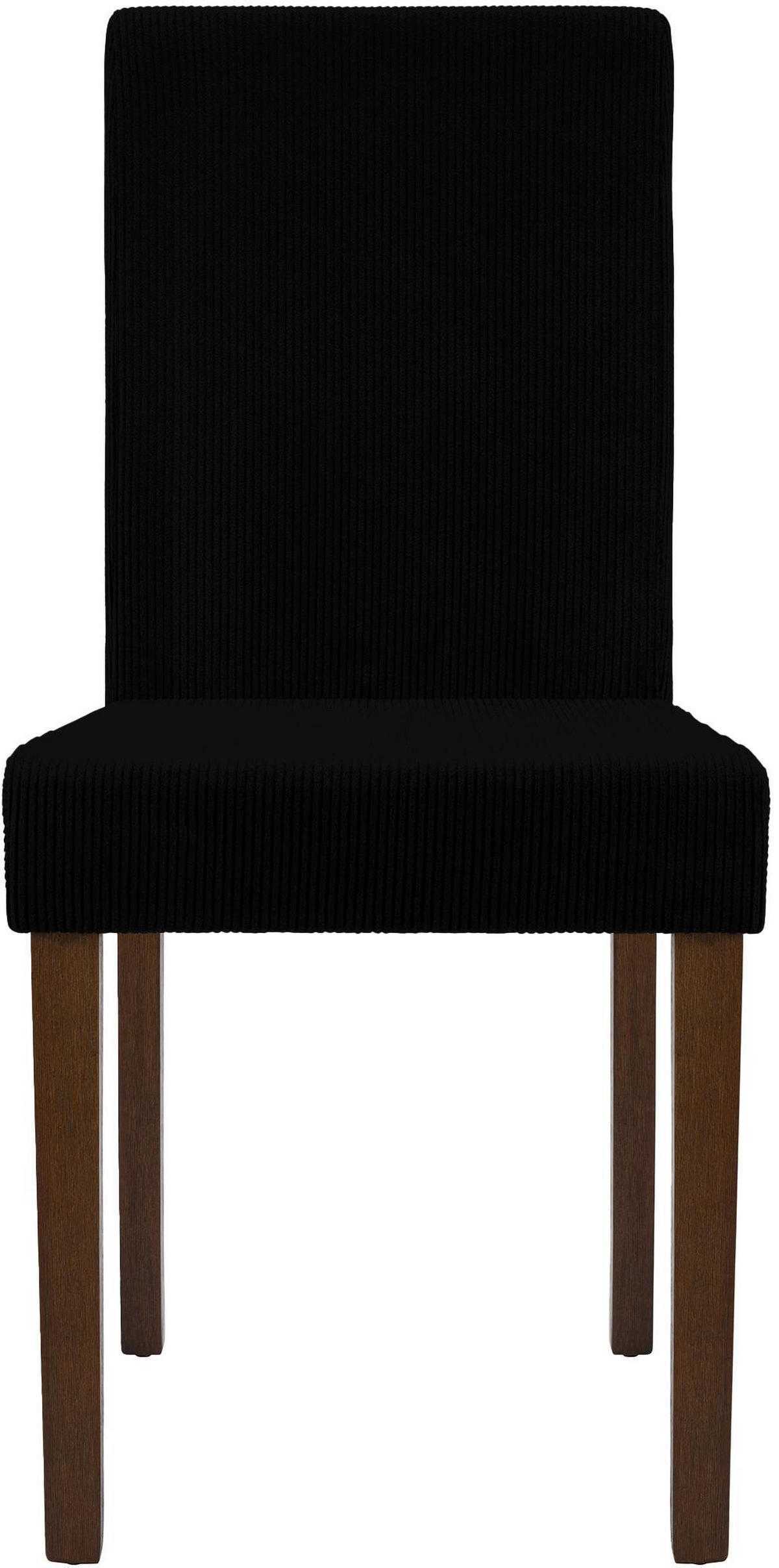 ESSZIMMERSTUHL Dalan Cord Schwarz Antik-Dunkel Wohnzimmerstuhl - Schwarz, Textil (41/91/47cm) - DELUKE