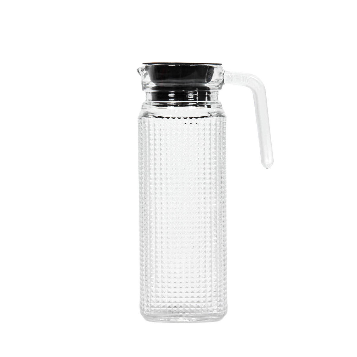 GETRÄNKEKRUG quadratisch 1 l - Transparent, Glas (1L)