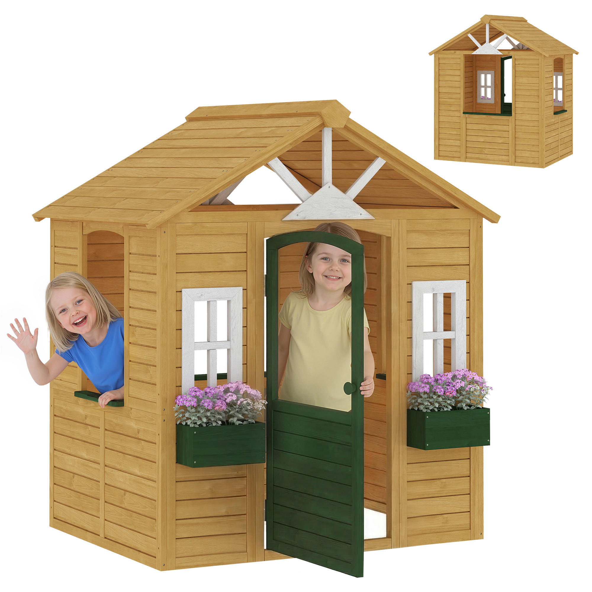 SPIELHAUS DE-10912 Braun - Braun, Holzwerkstoff (97/150/134.5cm) - ComfortXL