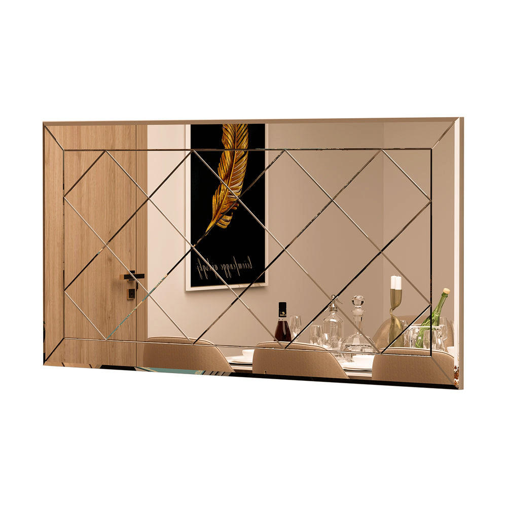 SPIEGEL Pauli Bronze 60x120cm - Bronzefarben, Holzwerkstoff (120/60/2.2cm) - moebel17