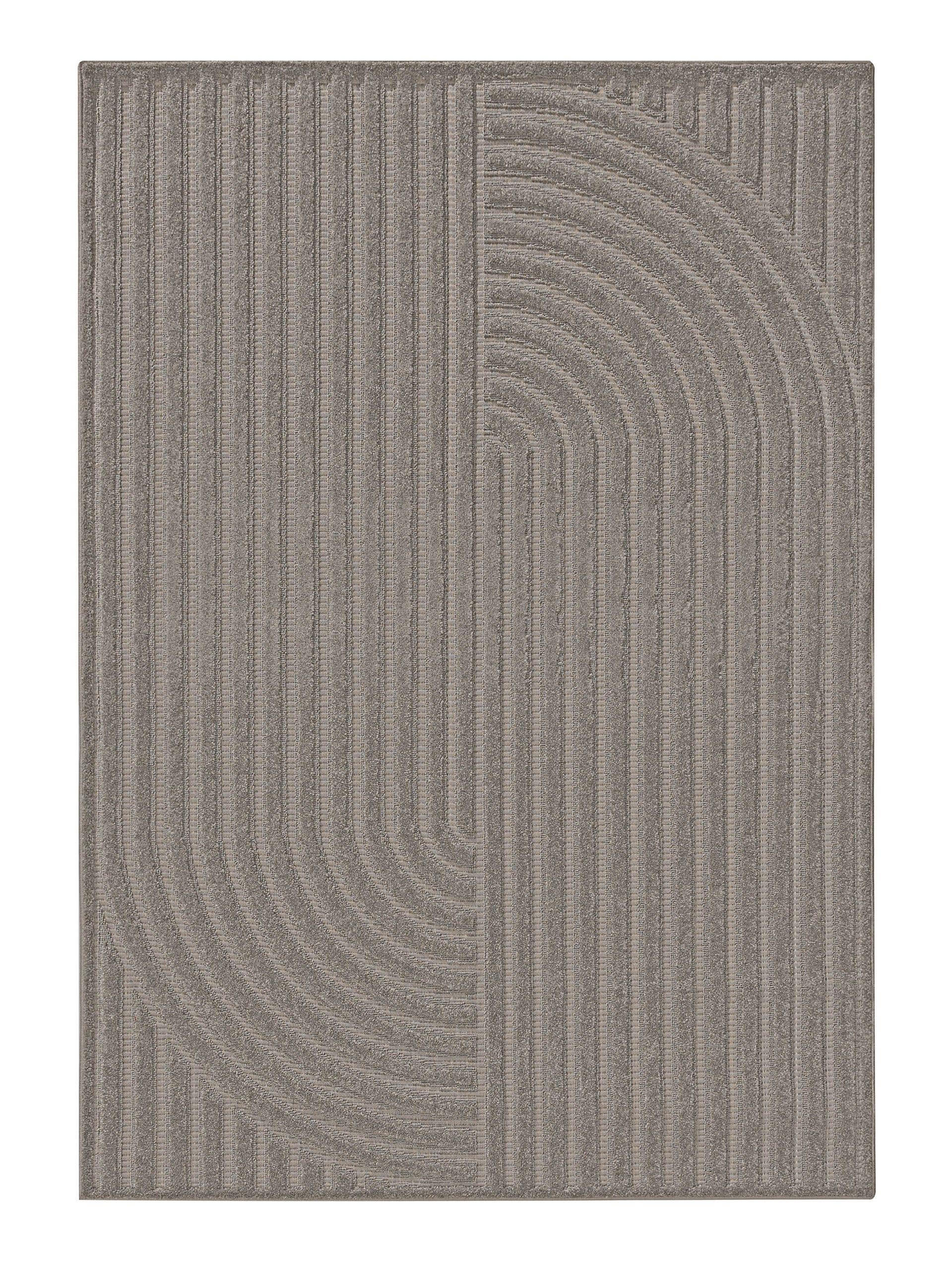 TEPPICH Leo Hellgrau 300x400 cm - Hellgrau, Kunststoff (300/400cm) - benuta