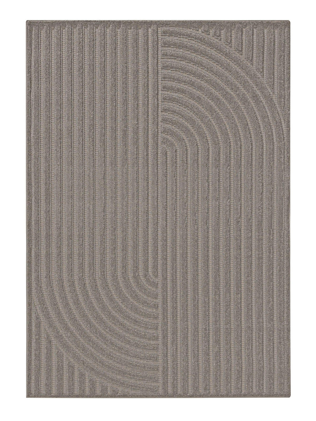 TEPPICH Leo Hellgrau 200x290 cm - Hellgrau, Kunststoff (200/290cm) - benuta