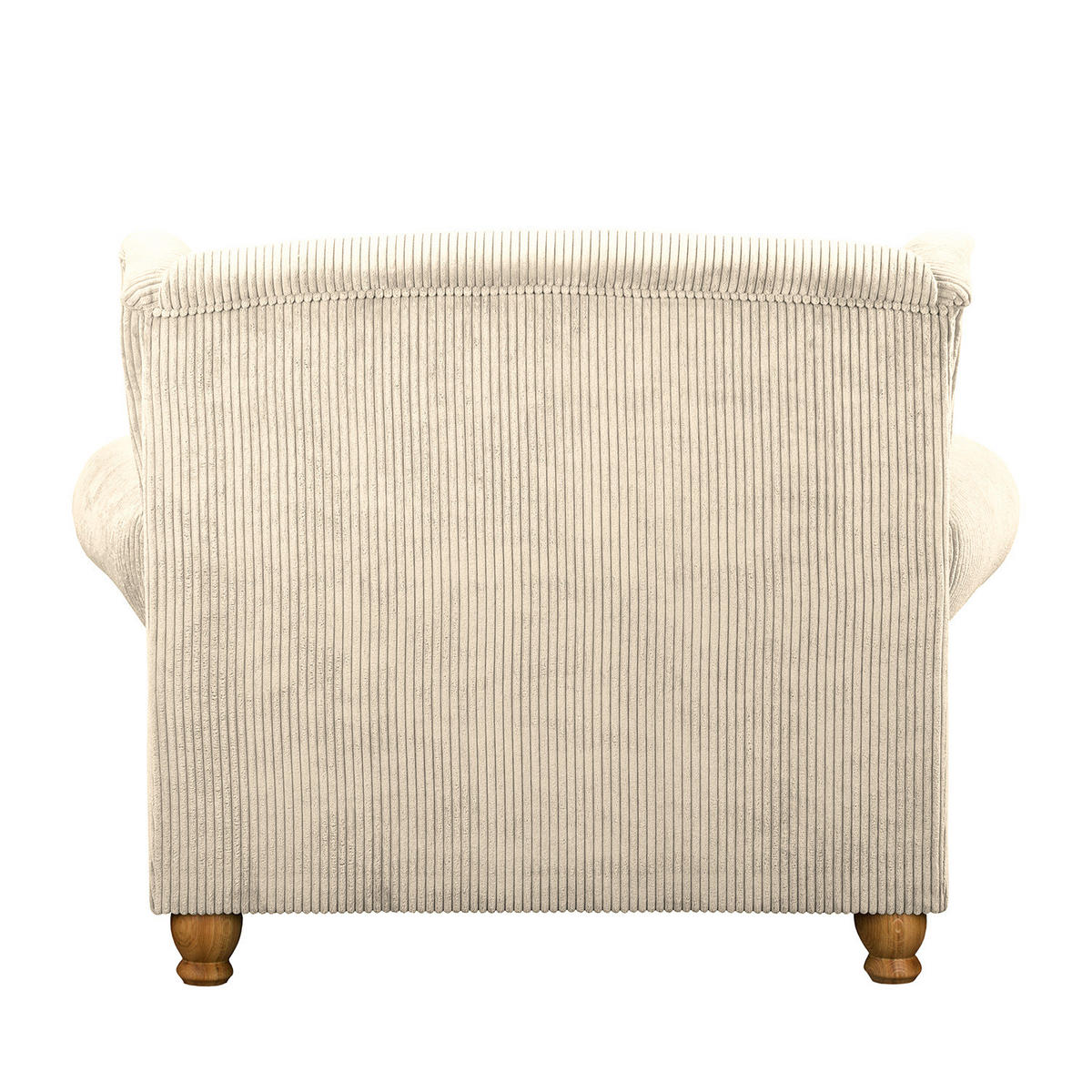 XXL SESSEL - Cord - Creme, Textil (135/100/128cm) - home24